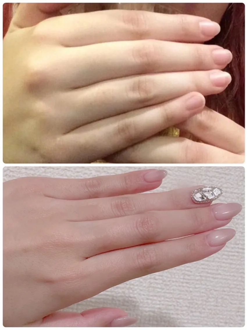 指先まで細くキレイに